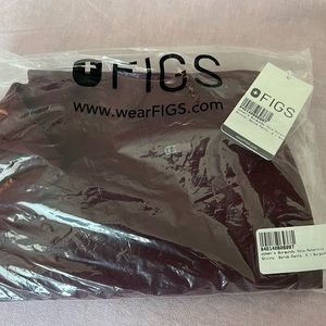NWT FIGS Maternity Yola Burgundy S Scrub Pants